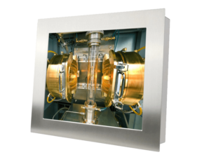 Ersenkter Touchscreen-Monitor Frontplatte aus Edelstahl 316L - IP65